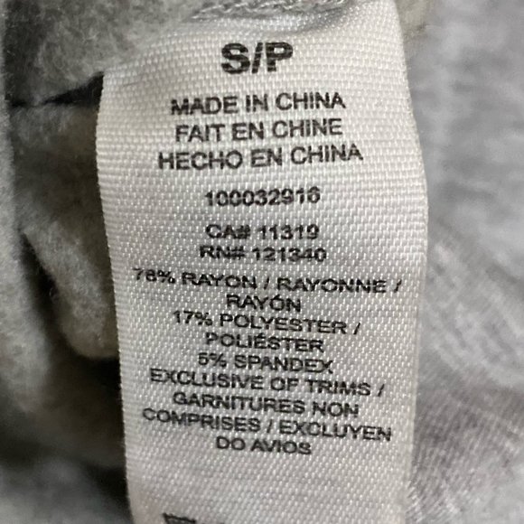 Garage Grey Cropped Hoodie - Picture 4 of 5